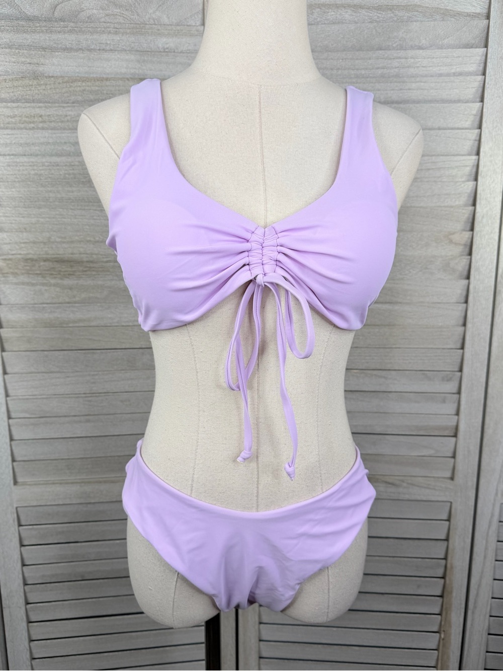 ZAFUL Women's Lavender Two Piece Bikini Set-L (US8)
